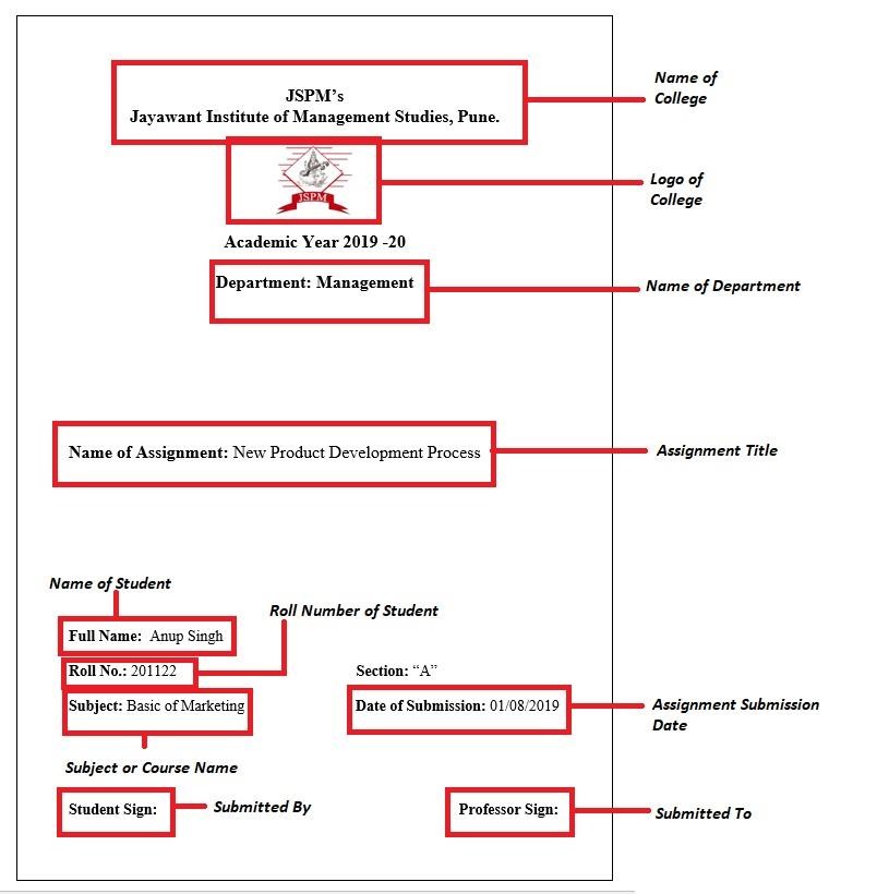 how to make assignment page