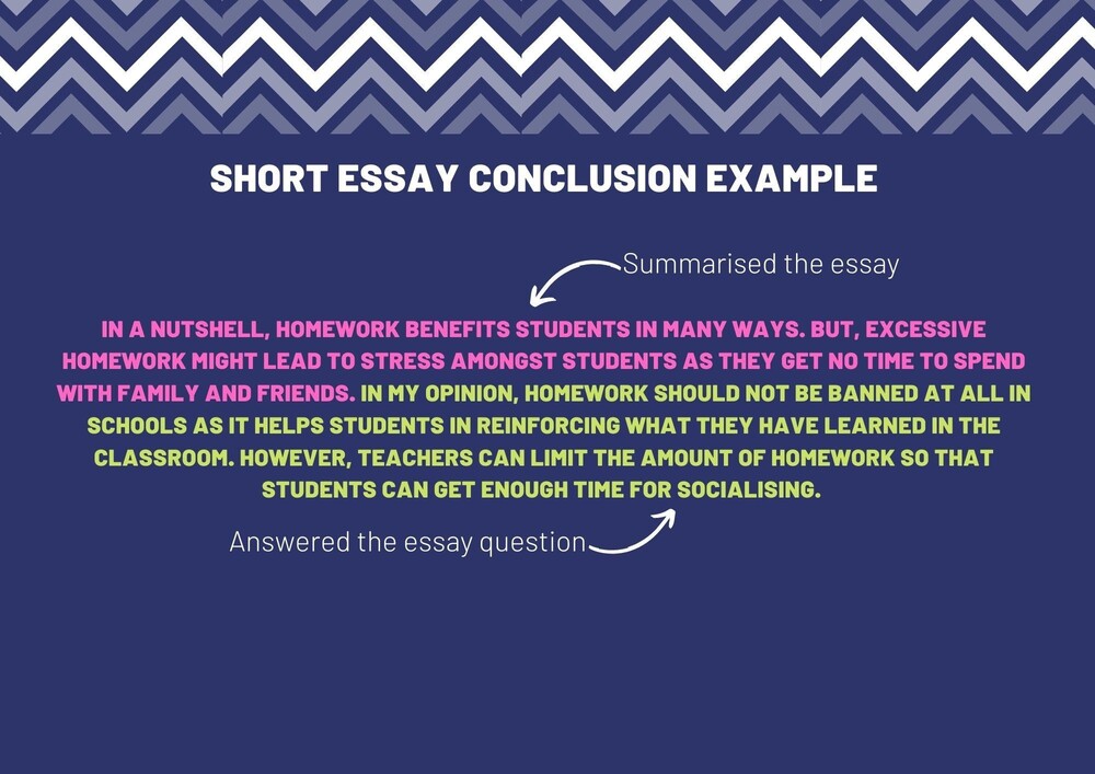 Short Essay Conclusion Example
